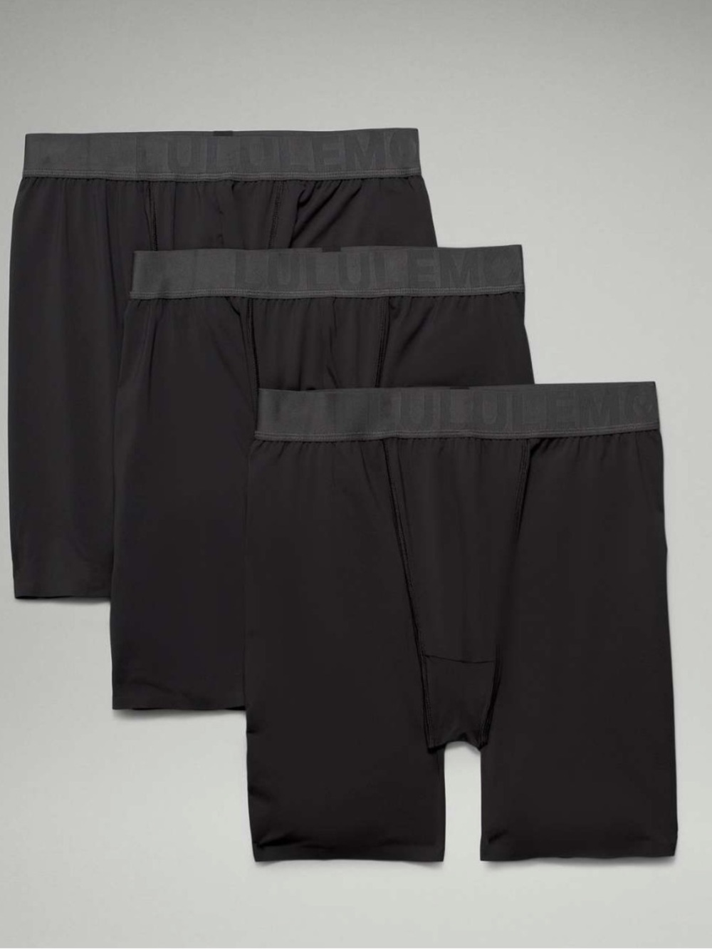 Lululemon Built to move long boxer 7” medium (2) black NWOT